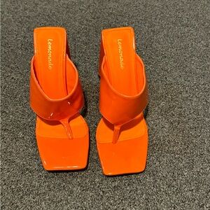 Lemon Women's Orange Sandals